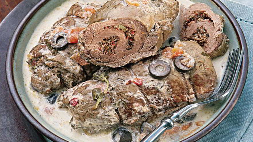 Рецепт рулетов из телятины нисуаз