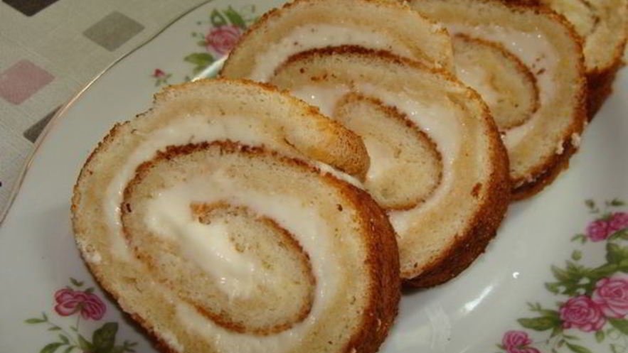 Рецепт сладкого рулета по госту к чаю
