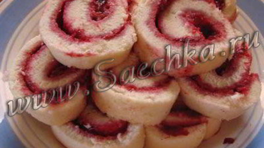 Рецепт сладкого рулетика