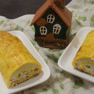 Рецепт Сырно-куриного рулет