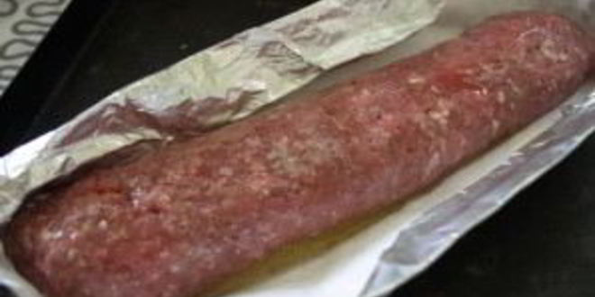 Рецепт сырно-мясного рулет