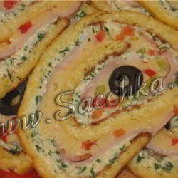 Рецепт Сырного рулета