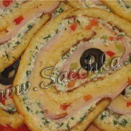 Рецепт Сырного рулета