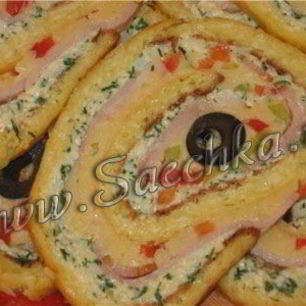 Рецепт Сырного рулета