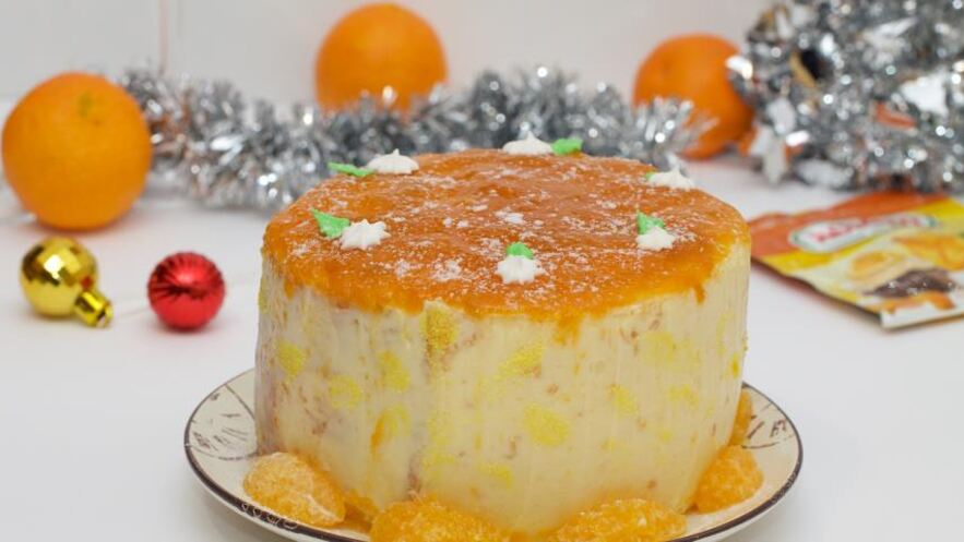Рецепт торта-рулета с цитрусовой ноткой