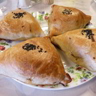 Рецепт Самсы с фаршем и картошкой