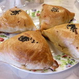 Рецепт Самсы с фаршем и картошкой