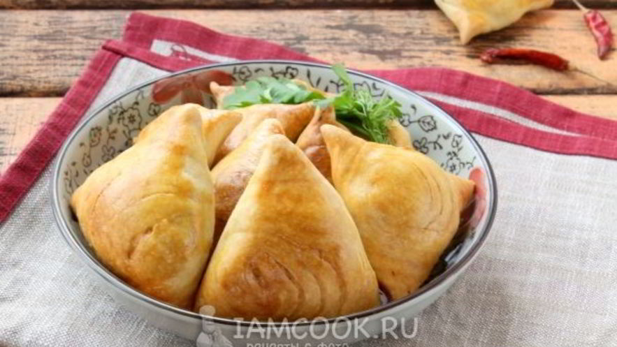 Рецепт самсы с картофелем и сыром