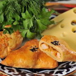 Рецепт Самсы с курицей и сыром