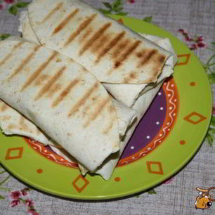 Рецепт Домашней шаурмы с курицей