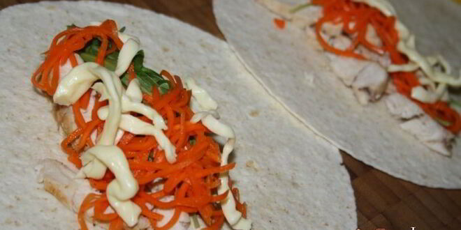 Рецепт домашней шаурмы с курицей