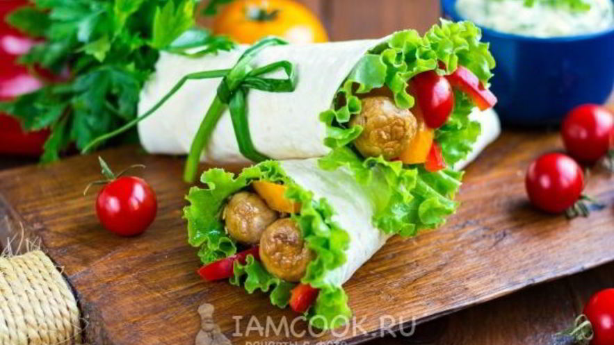 Рецепт шаурмы вегетарианской