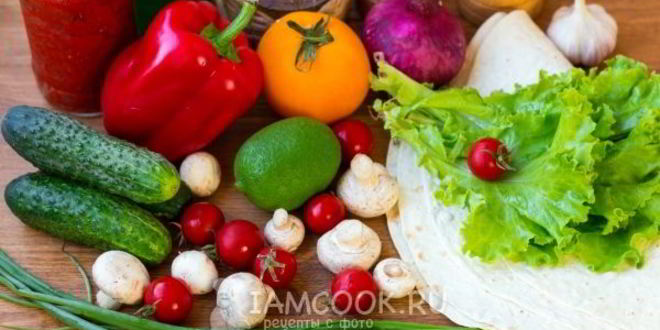 Рецепт шаурмы вегетарианской