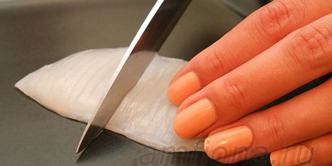 Рецепт нигирей-суш с кальмаром