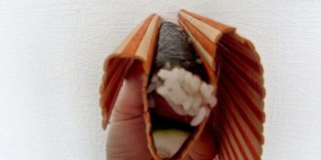 Рецепт суш-ролла огуречный цветок