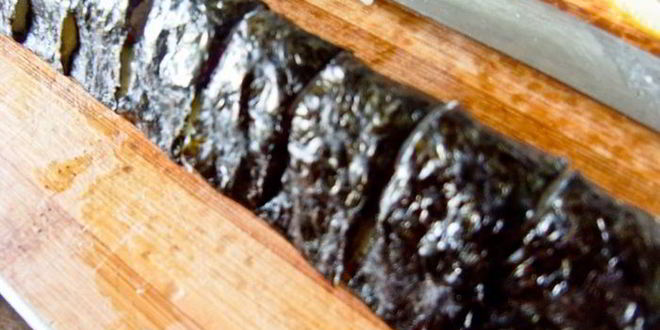 Рецепт суш-ролла огуречный цветок