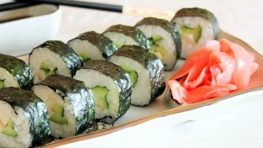 Рецепт суш с кальмаром