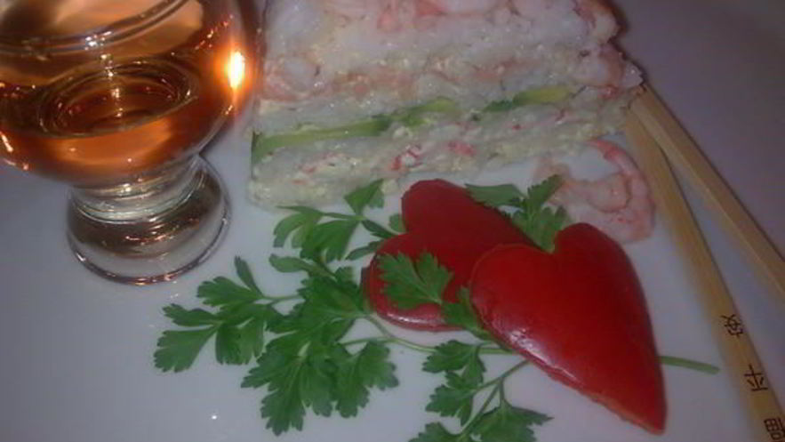 Рецепт суш-торта