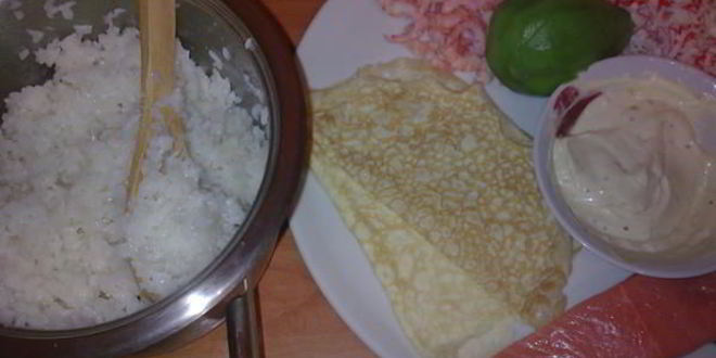 Рецепт суш-торта