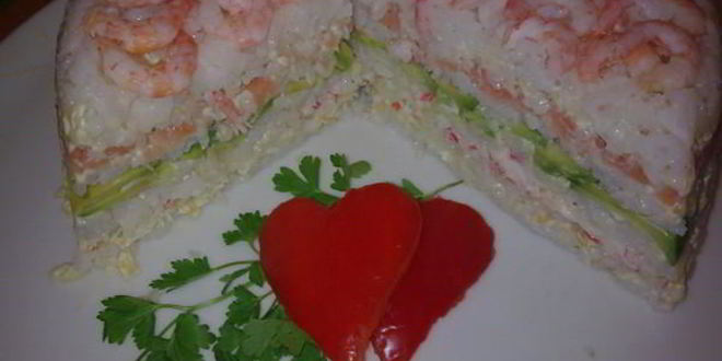 Рецепт суш-торта