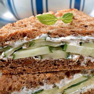 Рецепт Английских сэндвичей с огурцами