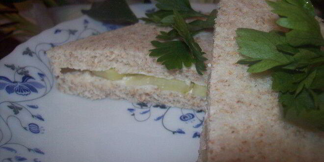 Рецепт английских сэндвичей с огурцом