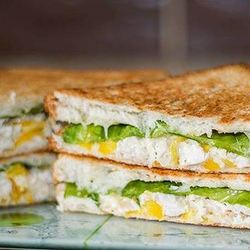 Рецепт Домашних сэндвичей с курицей и перцем