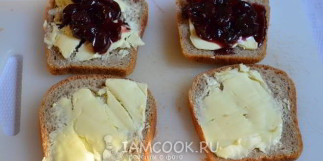 Рецепт сладкого сэндвича