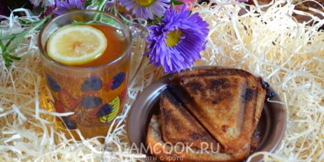 Рецепт сладкого сэндвича