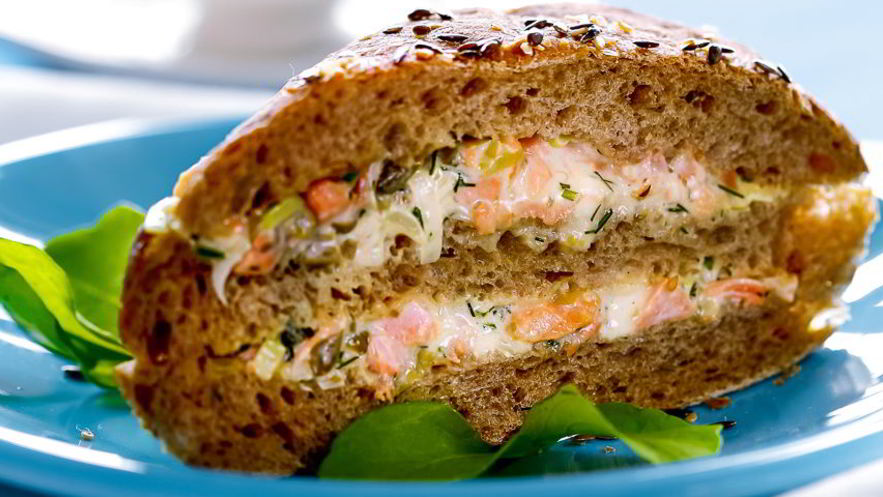 Рецепт сэндвича с лососем