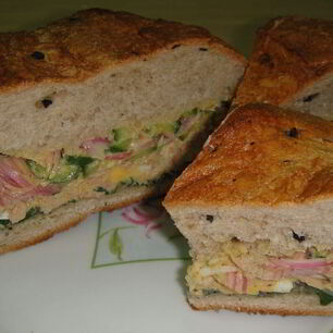 Рецепт Сэндвича с салатом Ницца