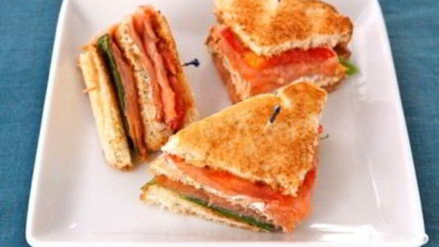 Рецепт сэндвича с семгой