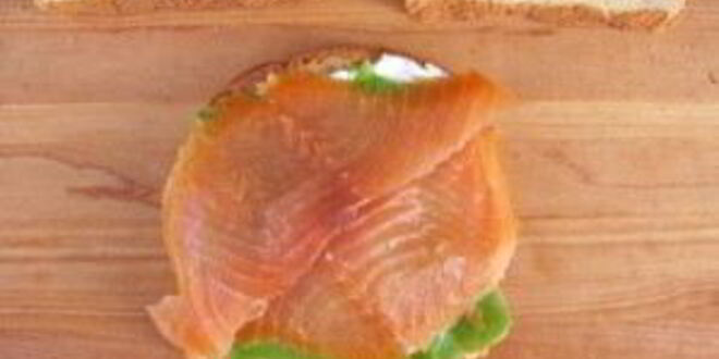 Рецепт сэндвича с семгой