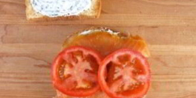 Рецепт сэндвича с семгой