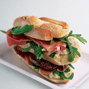 Рецепт Сэндвича с ветчиной и инжиром