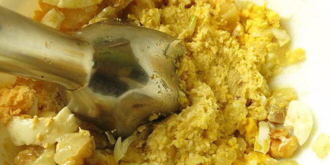 Рецепт сэндвича с яичным паштетом