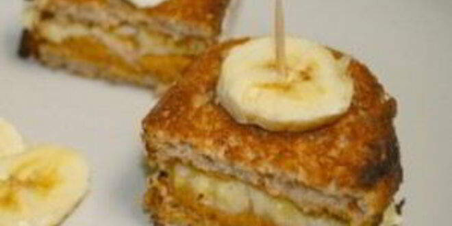 Рецепт сэндвичей с арахисовым маслом и бананами