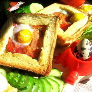 Рецепт Сэндвичей с окошком