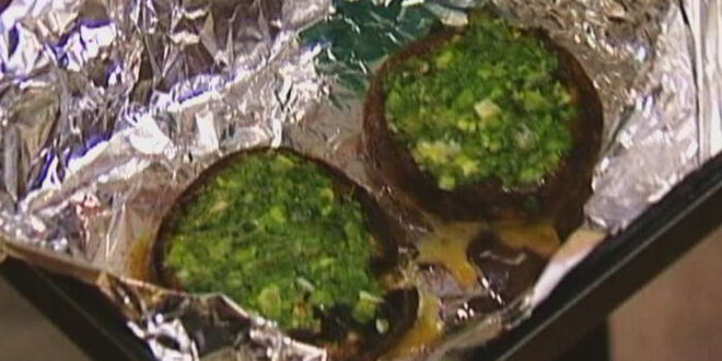 Рецепт сэндвичей с портобелло, шалотом и чесночным майонезом