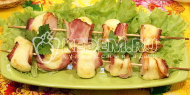 Рецепт сыра на шпажках