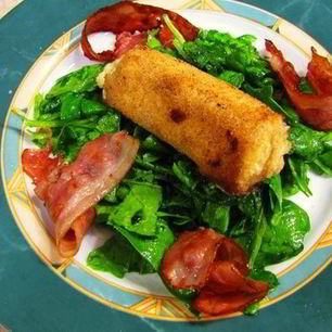 Рецепт Сыра, зажаренного в сухарях