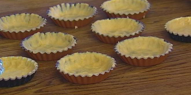 Рецепт лимонных тарталеток с голубикой