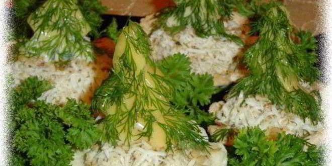 Рецепт тарталеток елочки