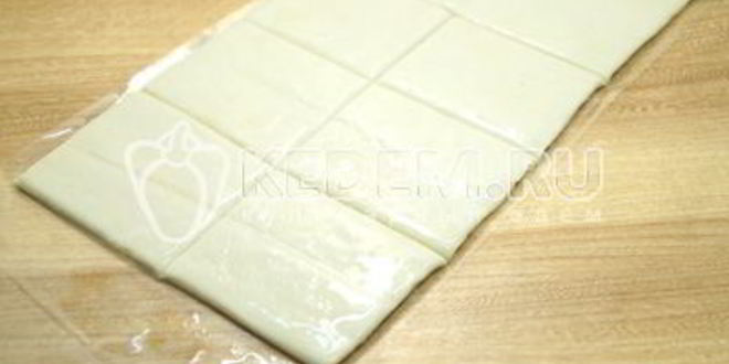 Рецепт тарталеток из слоеного теста