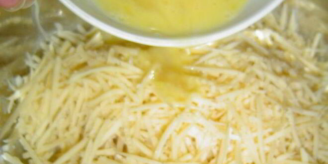 Рецепт тарталеток картофельных с селедкой и икрой