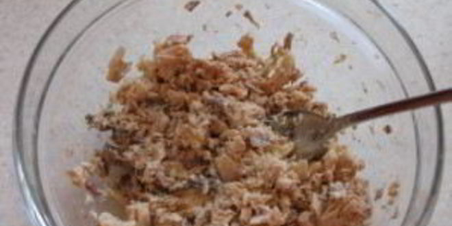 Рецепт тарталеток с горбушей консервированной