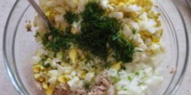 Рецепт тарталеток с горбушей консервированной