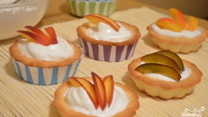 Рецепт Тарталеток с кремом