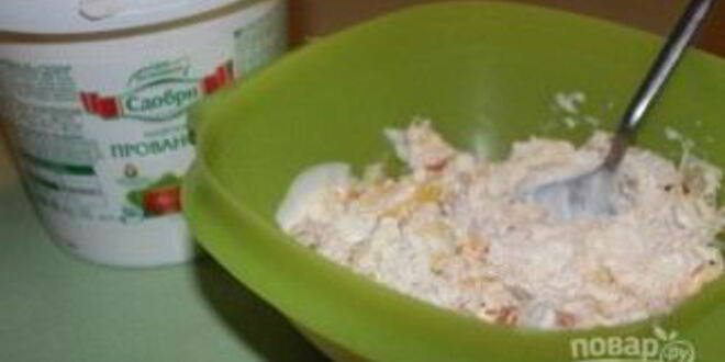 Рецепт тарталеток с курицей и ананасом