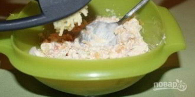 Рецепт тарталеток с курицей и ананасом